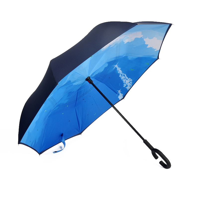 Custom reverse umbrella