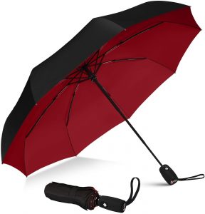 Strong windproof 3 fold umbrella